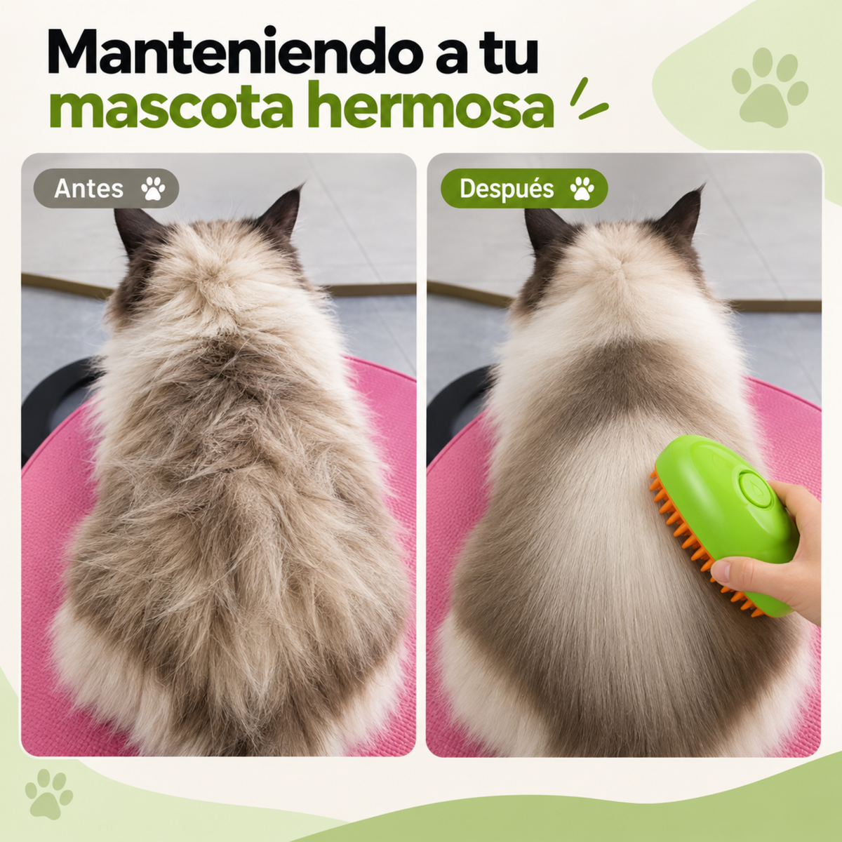 SwipeFur™ – Cepillo 3 en 1 para Mascotas
